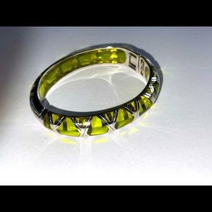 Sterling Silver Resin Bangle